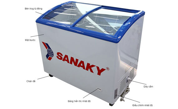 Tủ đông kính lùa Sanaky VH-302VNM